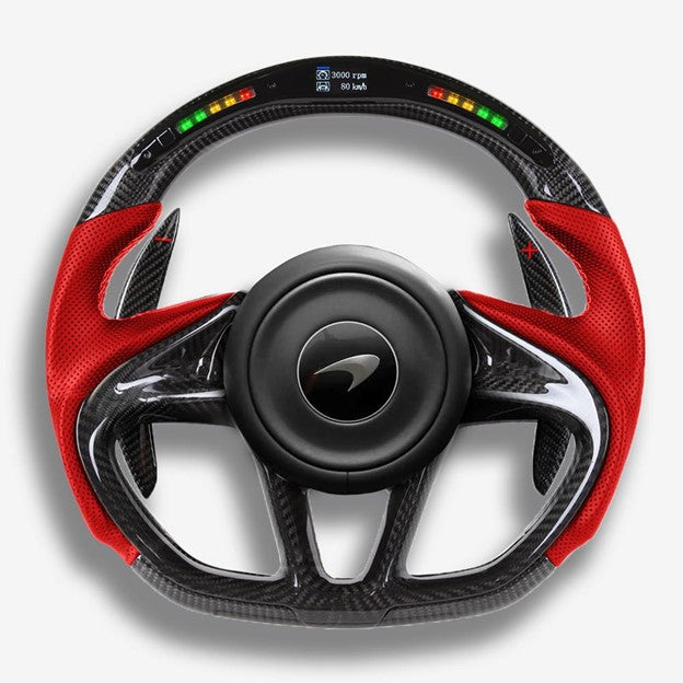 McLaren 720S Custom Steering Wheel - Handcrafted Performance | DRVYN