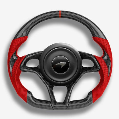 McLaren 600LT Custom Steering Wheel - Carbon Fiber Performance Upgrade | DRVYN