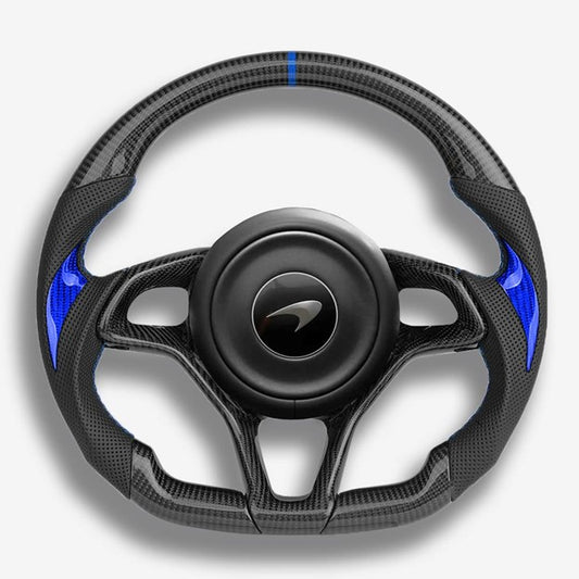 McLaren 600LT Custom Steering Wheel - Carbon Fiber Performance Upgrade | DRVYN
