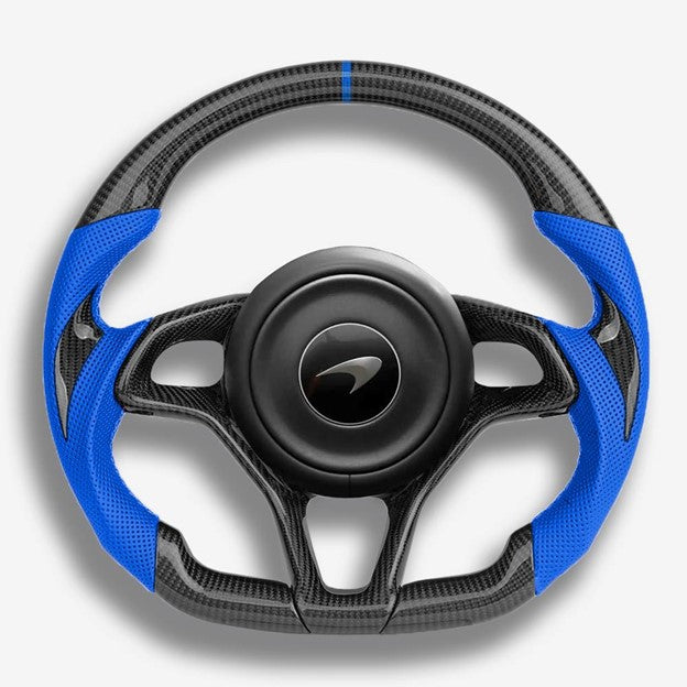 McLaren 600LT Custom Steering Wheel - Carbon Fiber Performance Upgrade | DRVYN